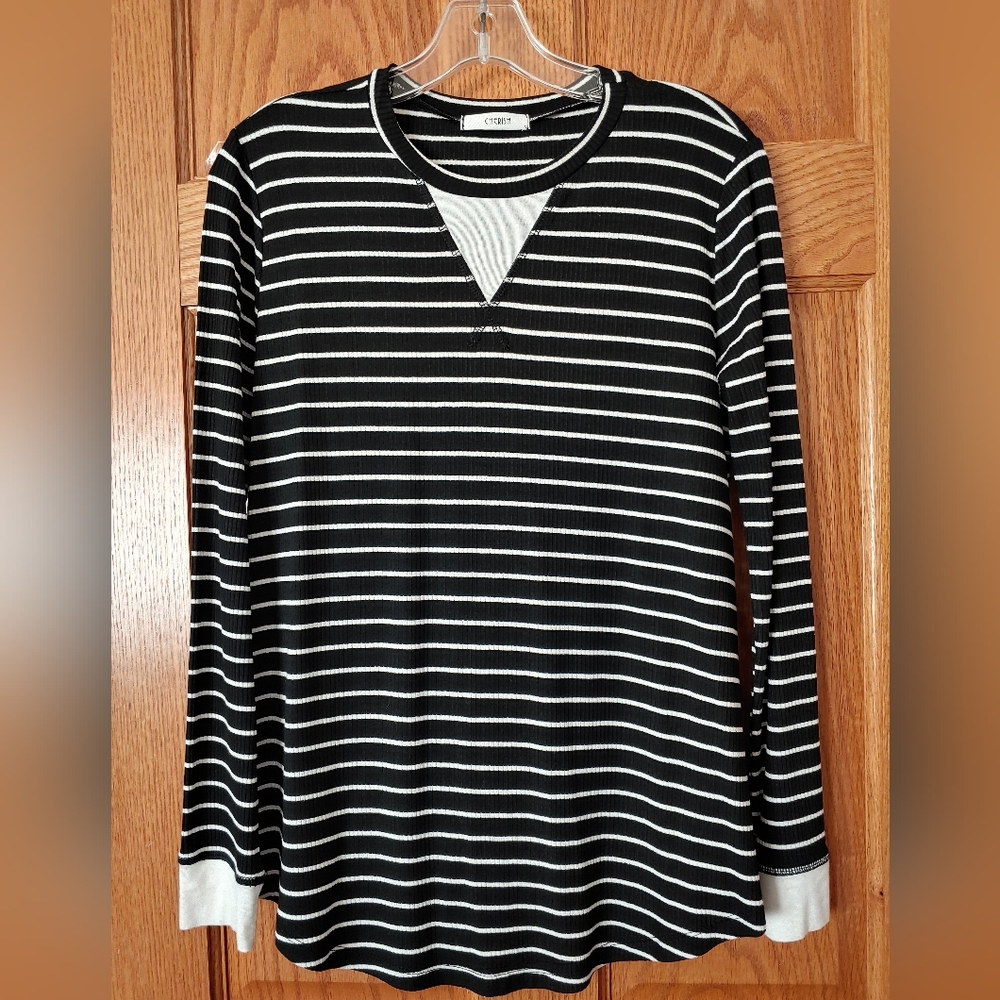 Long sleeve Striped Top